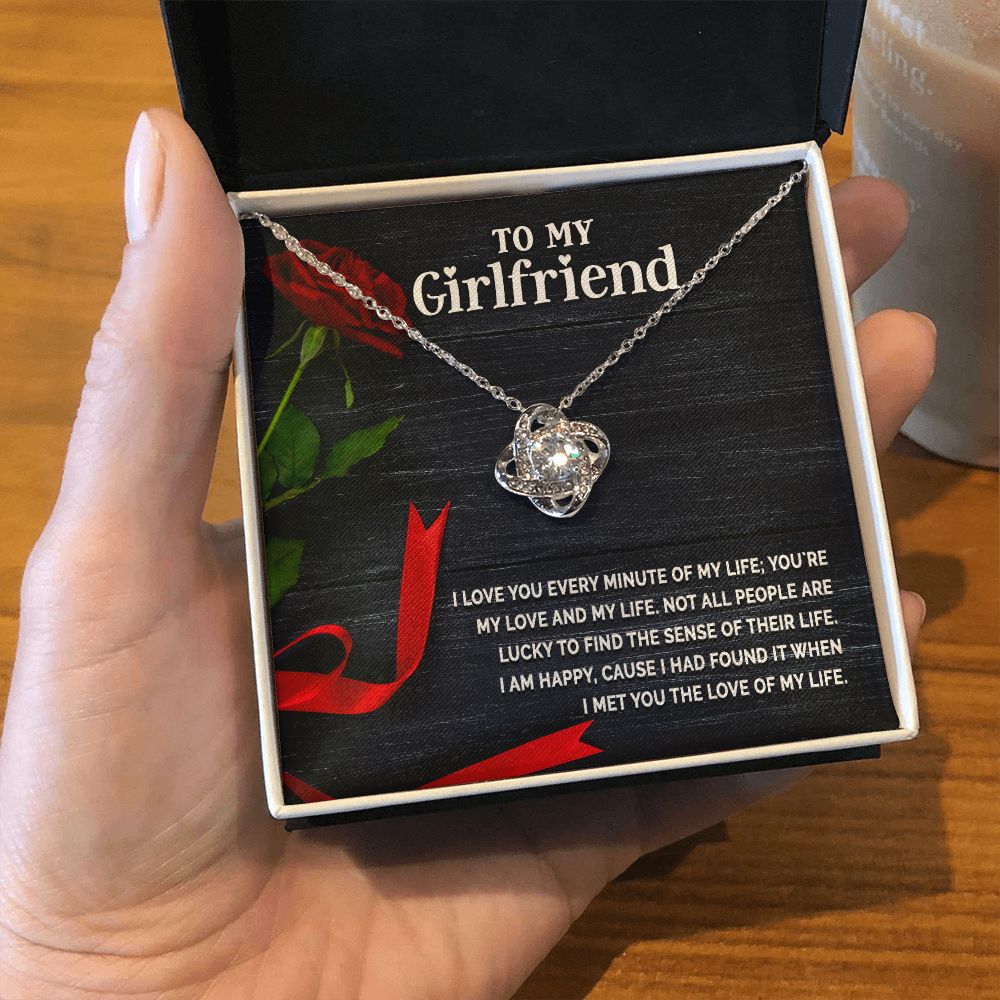 I Love my Girlfriend. Valentine Gift Locket Necklace
